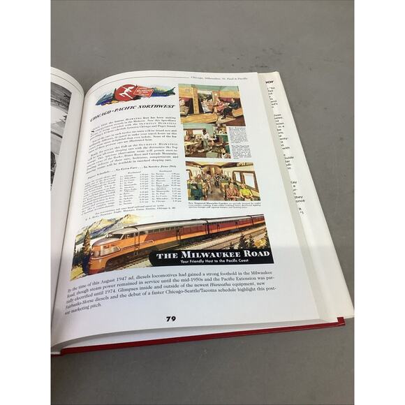 CLASSIC RAILROAD ADVERTISING - RIDING THE RAILS AGAIN - BY TAD BURNESS - Picture 6 of 10